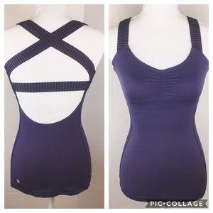 Lululemon Core Kicker Tank Cadet Blue size 4